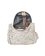 Lancheira Térmica Com Bolsos | Floral Lavanda