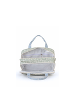Necessaire Malinha Dupla | Florzinhas Verde Menta + Florzinhas Azul Claro