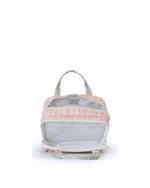 Necessaire Malinha Dupla | Florzinhas Rose + Florzinhas Verde Menta