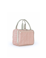 Necessaire Malinha Dupla | Florzinhas Rose + Florzinhas Verde Menta
