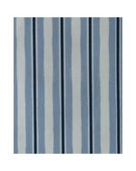 Kit Necessaire Maletinha Com Bordado A | Listrado 2 Cores Azul Claro E Azul Marinho