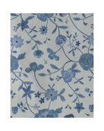 Lancheira Térmica Com Bolsos | Floral Jardim Azul Claro