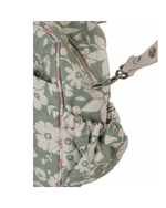 Bolsa Baby |Florzinhas Verde Menta Grande Matelassado + Listrado Rose