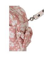 Bolsa Baby |Florzinhas Rose Grande Matelassado + Listrado Amarelo