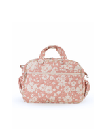 Bolsa Baby |Florzinhas Rose Grande Matelassado + Listrado Amarelo