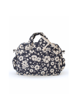 Bolsa Baby |Florzinhas Azul Marinho Grande Matelassado + Listrado Azul Claro