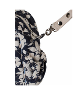 Bolsa Baby |Florzinhas Azul Marinho Grande Matelassado + Listrado Azul Claro