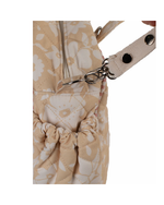 Bolsa Baby |Florzinhas Amarelo Grande Matelassado + Listrado Rose