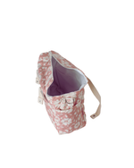 Bolsa De Carrinho |Florzinhas Rose Grande Matelassado