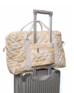Bolsa Trip |Florzinhas Amarelo Grande Matelassado
