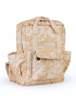 Mochila Adulto |Florzinhas Amarelo Grande Matelassado