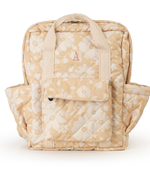 Mochila Adulto |Florzinhas Amarelo Grande Matelassado