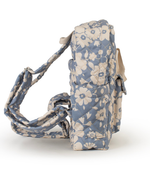Mochila Adulto |Florzinhas Azul Claro Grande Matelassado