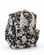 Mochila Adulto |Florzinhas Azul Marinho Grande Matelassado