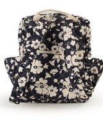 Mochila Adulto |Florzinhas Azul Marinho Grande Matelassado