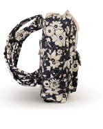 Mochila Adulto |Florzinhas Azul Marinho Grande Matelassado