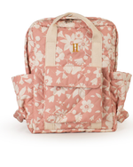 Mochila Adulto |Florzinhas Rose Grande Matelassado