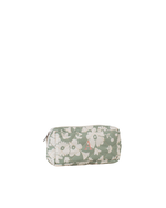 Mochila Kids + Estojo |Florzinhas Verde Menta Grande Matelassado