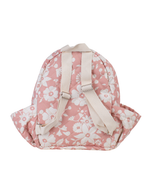 Mochila Kids + Estojo |Florzinhas Rose Grande Matelassado