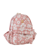 Mochila Kids + Estojo |Florzinhas Rose Grande Matelassado