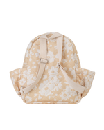 Mochila Kids + Estojo |Florzinhas Amarelo Grande Matelassado