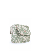 Necessaire 2 Zíperes |Florzinhas Verde Menta Grande Matelassado + Listrado Rose