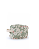 Necessaire Estojo |Florzinhas Verde Menta Grande Matelassado + Listrado Rose