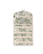 Necessaire Laços |Florzinhas Verde Menta Grande Matelassado
