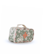 Necessaire Remédios |Florzinhas Verde Menta Grande Matelassado + Listrado Rose