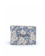 Porta Underwear |Florzinhas Azul Claro Grande Matelassado