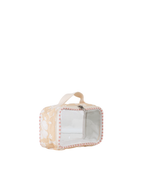 Organizador De Mala | Florzinhas Amarelo Grande Matelassado + Listrado Rose