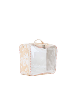Organizador De Mala | Florzinhas Amarelo Grande Matelassado + Listrado Rose