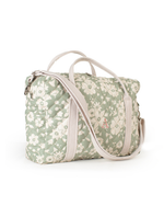 Bolsa Trip |Florzinhas Verde Menta Grande Matelassado