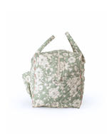 Mala GG |Florzinhas Verde Menta Grande Matelassado + Listrado Rose