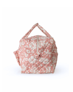 Mala GG |Florzinhas Rose Grande Matelassado + Listrado Amarelo