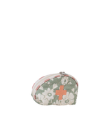 Necessaire Remédios |Florzinhas Verde Menta Grande Matelassado + Listrado Rose