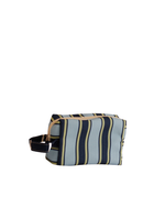 Necessaire Petit | Listrado Joaquim Azul Claro, Azul Marinho E Verde + Listrado Joaquim Cheio Azul Marinho