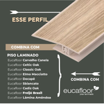Perfil Redutor Eucafloor Padrão 09 de 90cm para Piso Laminado