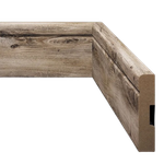 Rodapé Estilo 7cm Amadeirado Eucafloor Padrão 7 Barra com 2,40ML de MDF