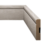 Rodapé Estilo 7cm Amadeirado Eucafloor Padrão 8 Barra com 2,40ML de MDF