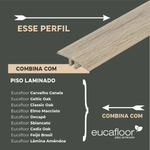 Perfil T Transição Estilo Eucafloor Padrão Cor 18 de 90 cm para Piso Laminado