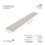 Piso Laminado Eucafloor Prime Click Decapê 2,36m² Padrão 8, 16 e 18