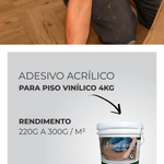 Cola para Piso Vinílico 4kg Rendimento 18 m² HD FLEX