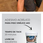 Cola para Piso Vinílico 4kg Rendimento 18 m² HD FLEX