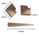 Cantoneira Papelão Proteção 35 X 35 X 3 X 1000mm Pct 50un