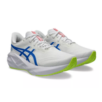 Tênis Asics Novablast 5 Feminino ATC Branco + Azul