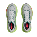 Tênis Hoka Mach 7 Feminino Cinza + Verde Limão