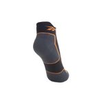 Meia Reebok Perfomance Invisível Feminina 35/38 Preto+Laranja