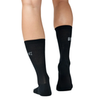 Meia Brooks Cano Alto Run-In Crew Unissex Preta (3 pares)
