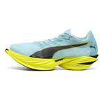 Tênis Puma Fast -R Nitro Elite 3 Feminino Azul Piscina + Amarelo